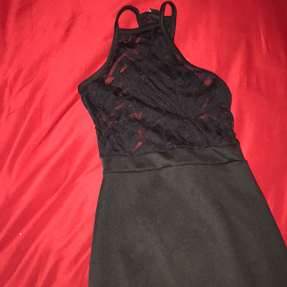 Little black dress.
